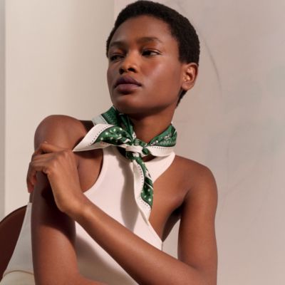 グリーン - レディス, スカーフ、ショール＆マフラー, スカーフ